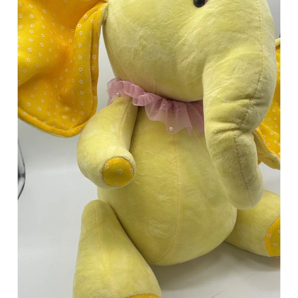 Mark Roberts Sitting Elephant Plush Yellow 16-19